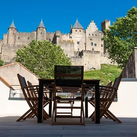 La Terrasse De La Tour Pinte. Apartment Carcassonne Exterior photo