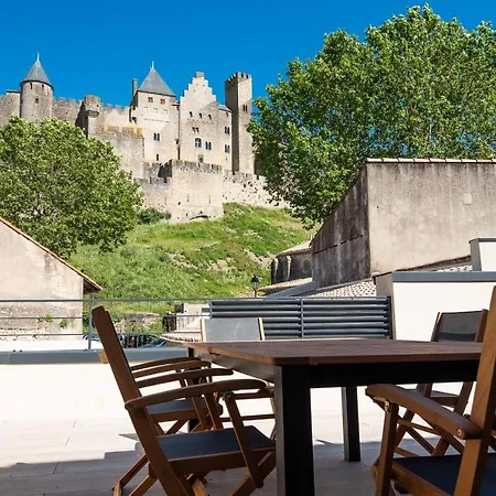 La Terrasse De La Tour Pinte. Apartment Carcassonne Exterior photo