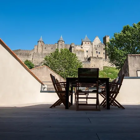 La Terrasse De La Tour Pinte. Apartment Carcassonne Exterior photo